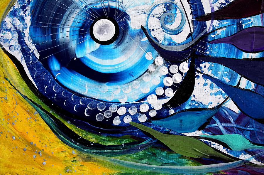 Abstract Fish 9217 Painting by J Vincent Scarpace