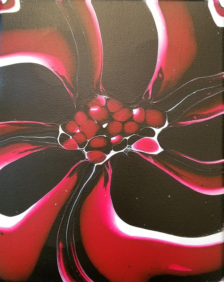 Abstract Flower  Painting by Sue Goldberg