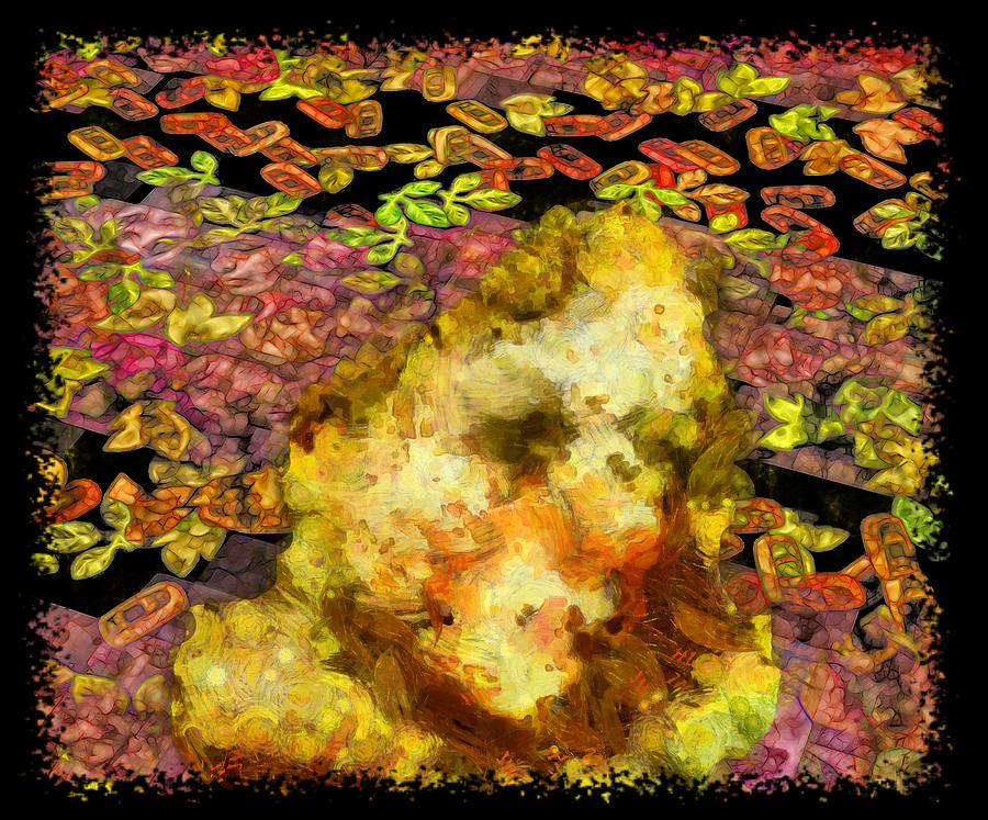 Abstract Flower Girl by Mario Carini Abstract Flower Girl by Mario Carini