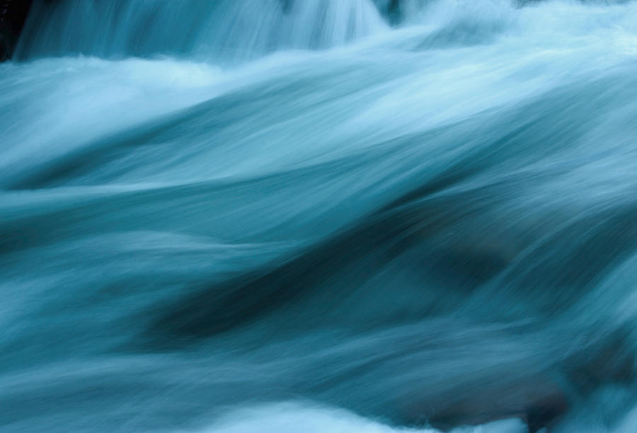Abstract Flowing Water Photograph by Wweagle