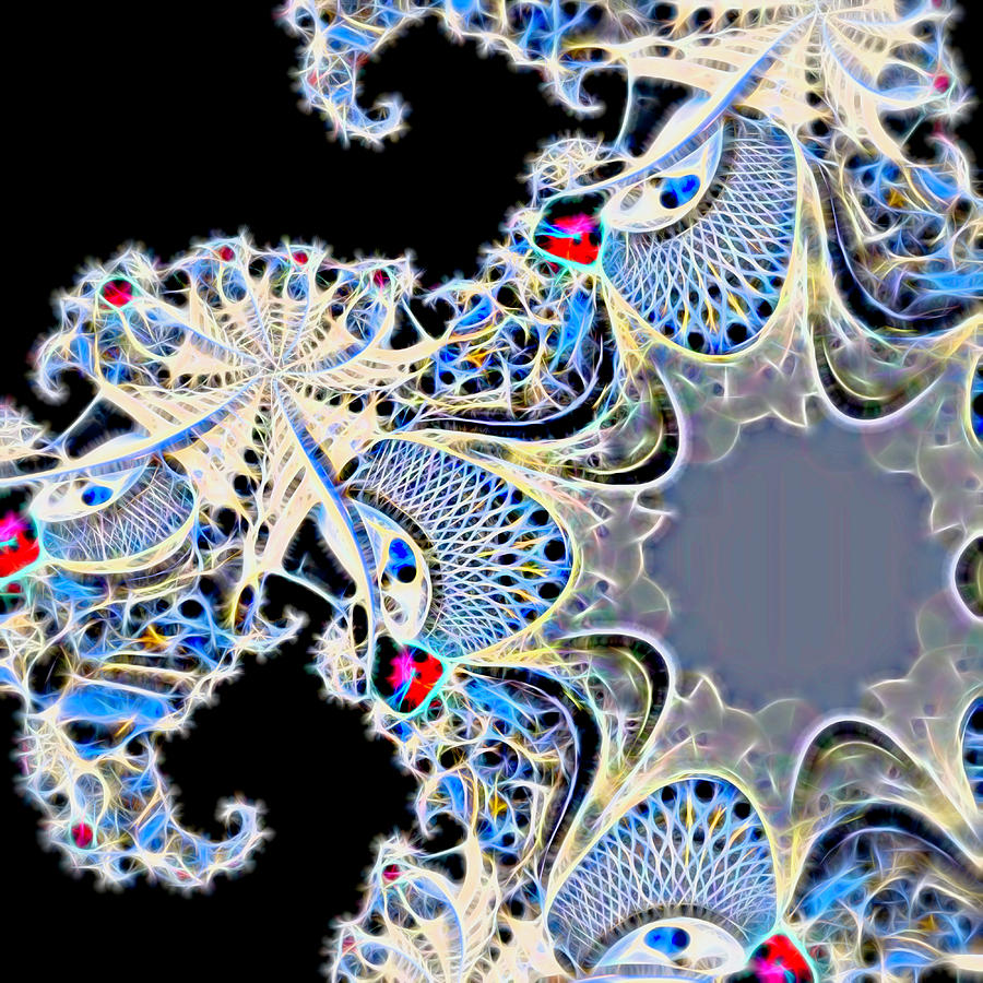 Abstract Fractal  Digital Art by Cathy Anderson