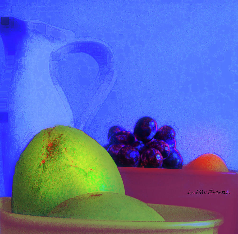 Abstract Fruit Art  110 Digital Art by Miss Pet Sitter
