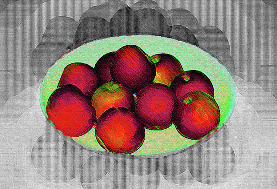 	Abstract Fruit Art  185  Digital Art by Miss Pet Sitter