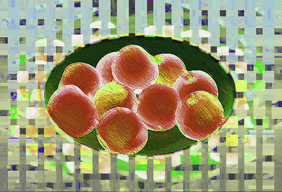 Abstract Fruit Art    193	 Digital Art by Miss Pet Sitter