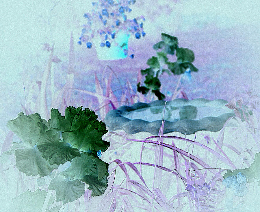 Abstract Garden Birdbath by Robert G Kernodle Abstract Garden Birdbath by Robert G Kernodle