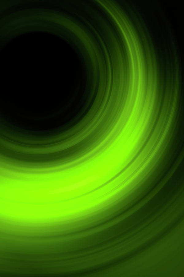 Abstract Green Blur Background Digital Art by Duncan1890