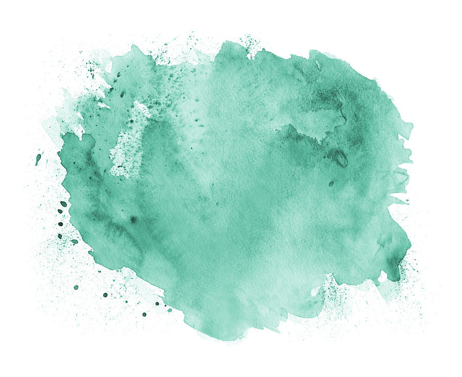 Abstract Green Watercolor Background by Creative improv