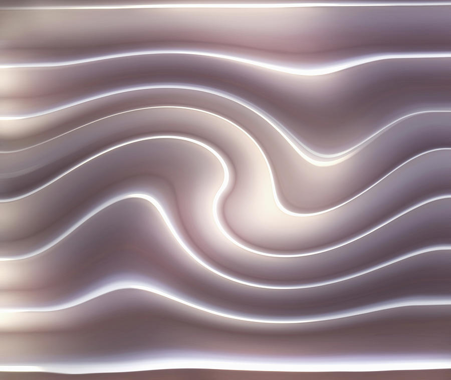 Abstract Grooved Wave Pattern Photograph by Ikon Images