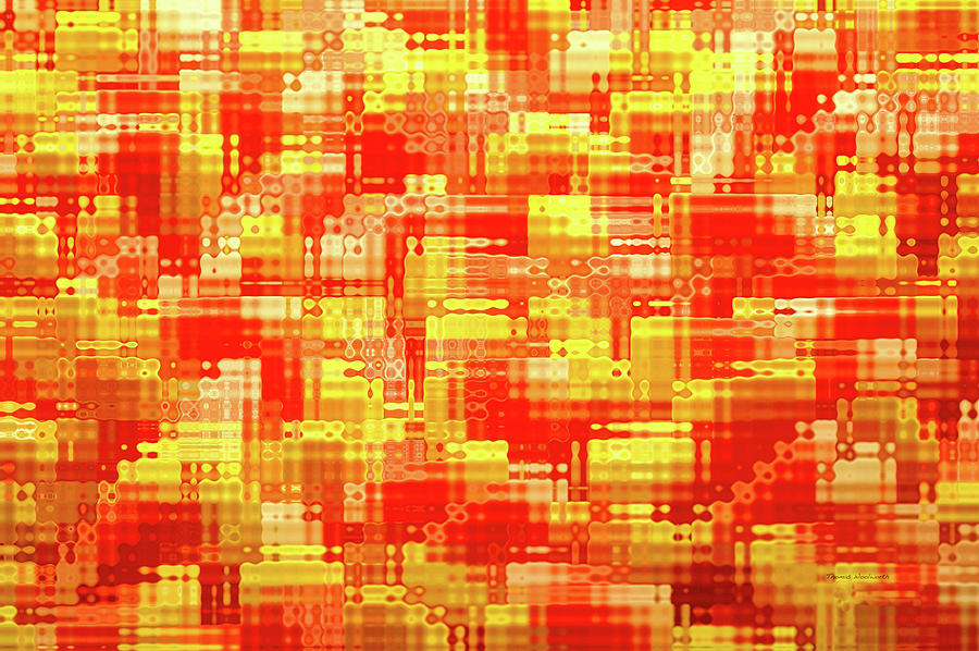 Abstract Halloween Candy Corn 05 Photograph by Thomas Woolworth