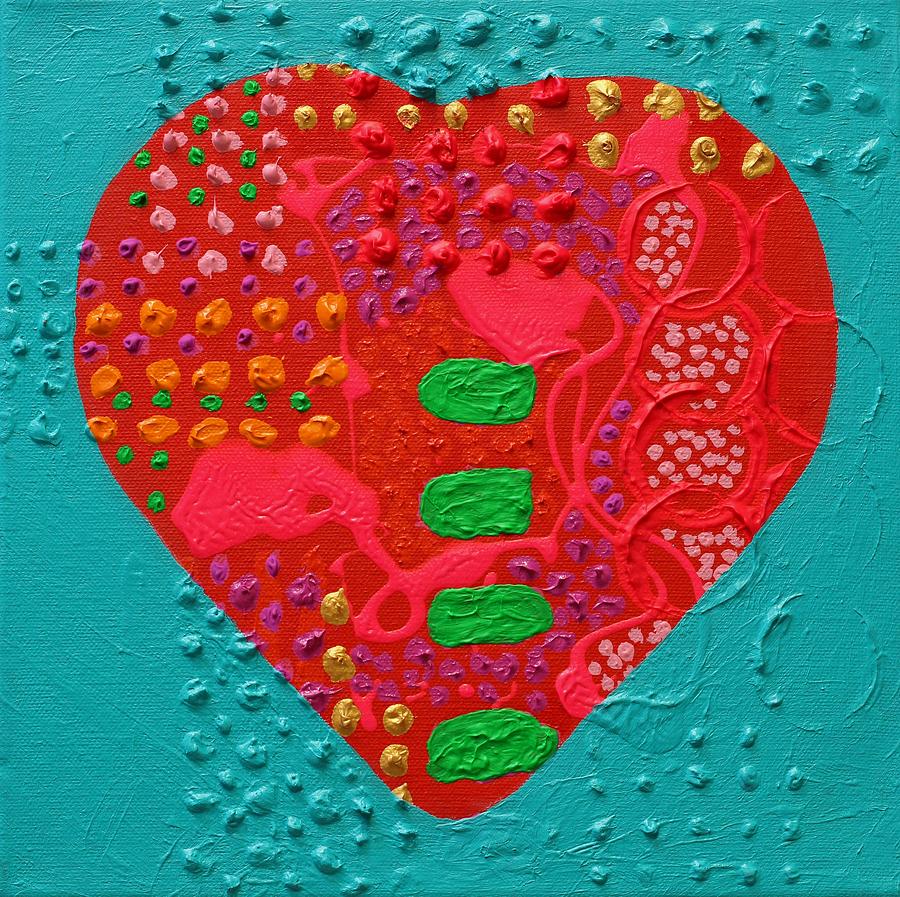 Abstract Heart Painting by John Nolan - Fine Art America