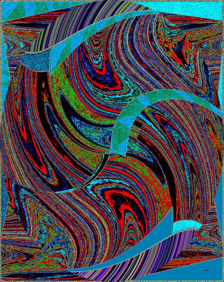 Abstract Hoopla Digital Art by Will Borden