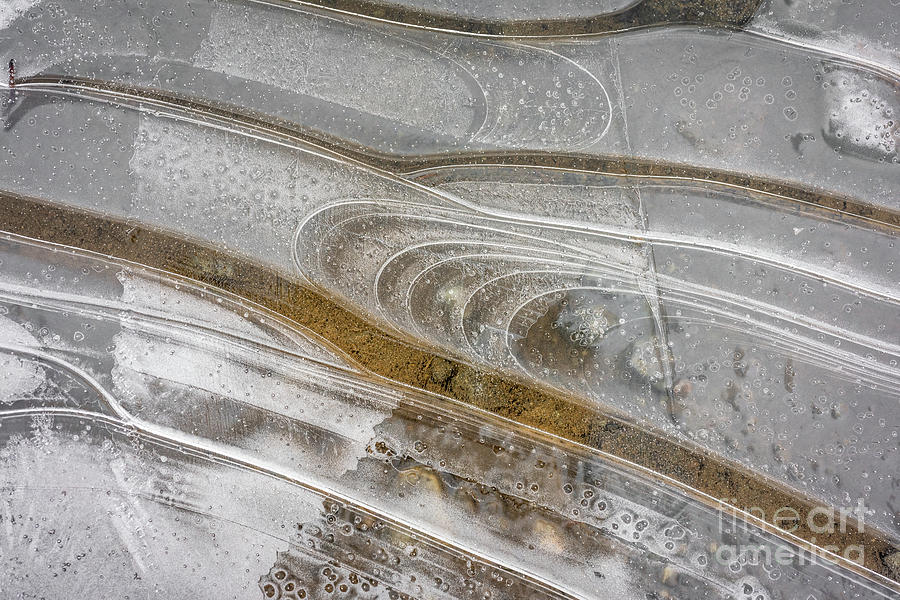 Abstract in Ice #1 Photograph by Alan Schroeder