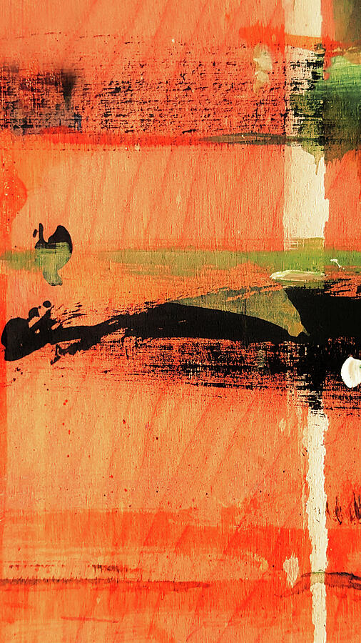 Abstract In Orange 300 Painting