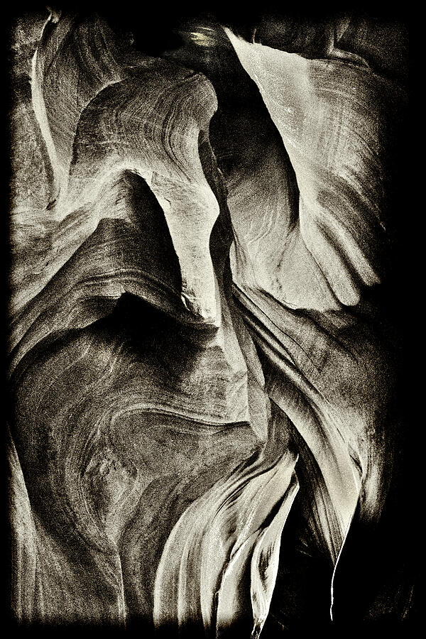 Abstract in the Slots Sandstone Photograph by Paul W Faust - Impressions of Light