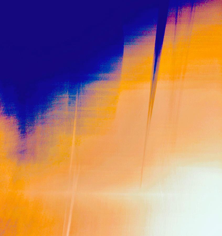 Abstract in Yellow and Blue Photograph by Cristina Stefan