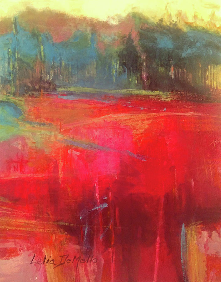 Abstract Landscape No. 1 Painting by Lelia DeMello