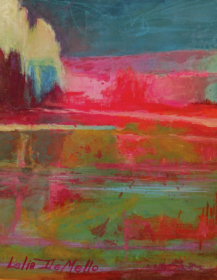 Abstract Landscape NO. 2 Painting by Lelia DeMello