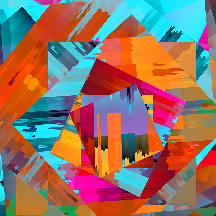 Abstract Layers 1 Digital Art by Chris Butler