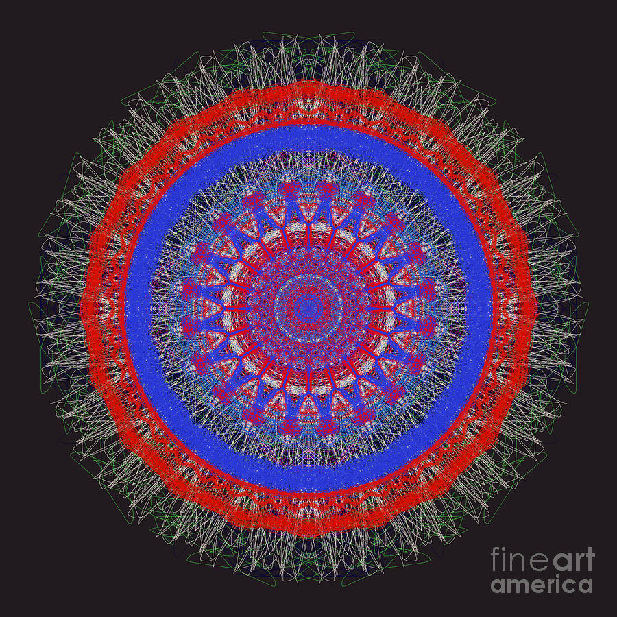 Abstract Mandala Sphere by Catherine Lott Abstract Mandala Sphere by Catherine Lott