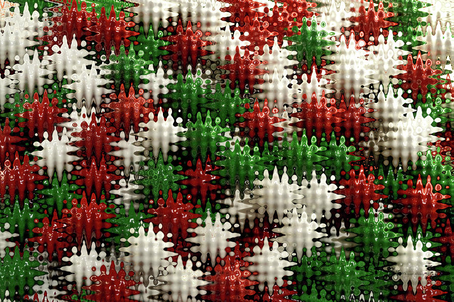Abstract Mint Candy Balls Holiday Colors 03 Photograph by Thomas Woolworth