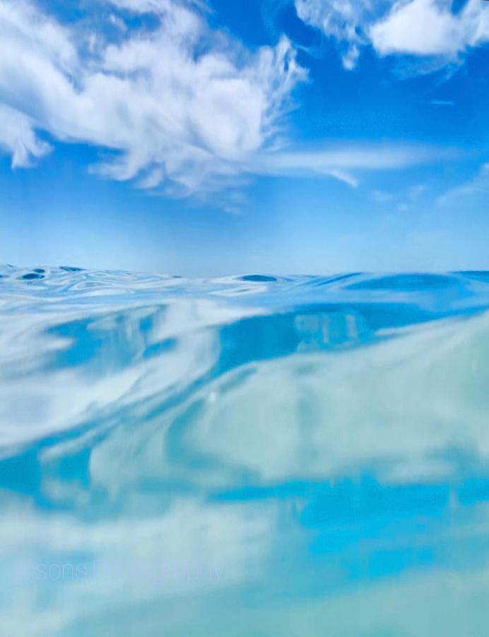 Abstract Ocean  Photograph by Alison Belsan Horton
