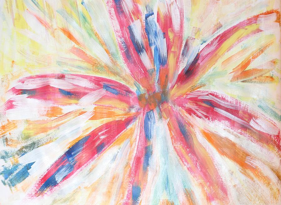 Abstract of flower Painting by Nilu Mishra