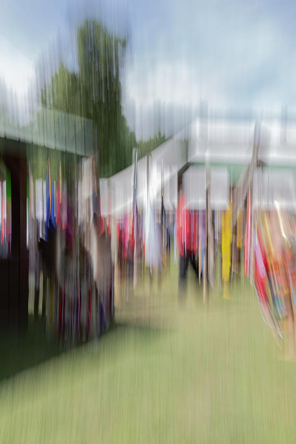 Abstract of The Pow Wow 2019 Photograph by Thomas Young