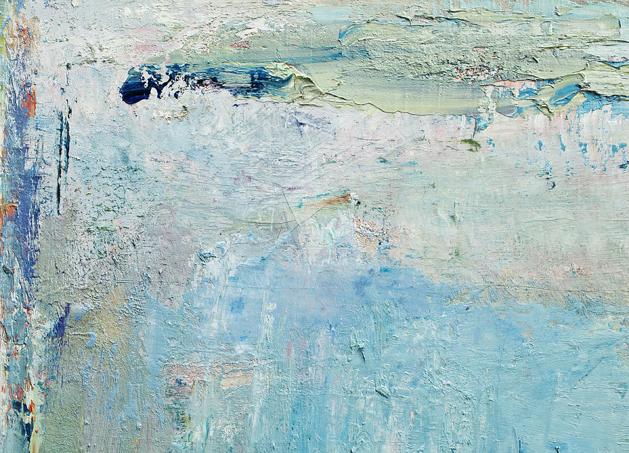 Abstract Painted Blue,grayed Out Art Photograph by Ekely Abstract Painted Blue,grayed Out Art Photograph by Ekely