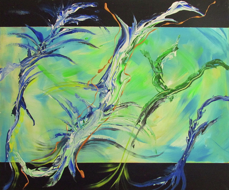 Abstract Painting Winds Painting by Patricia Piotrak