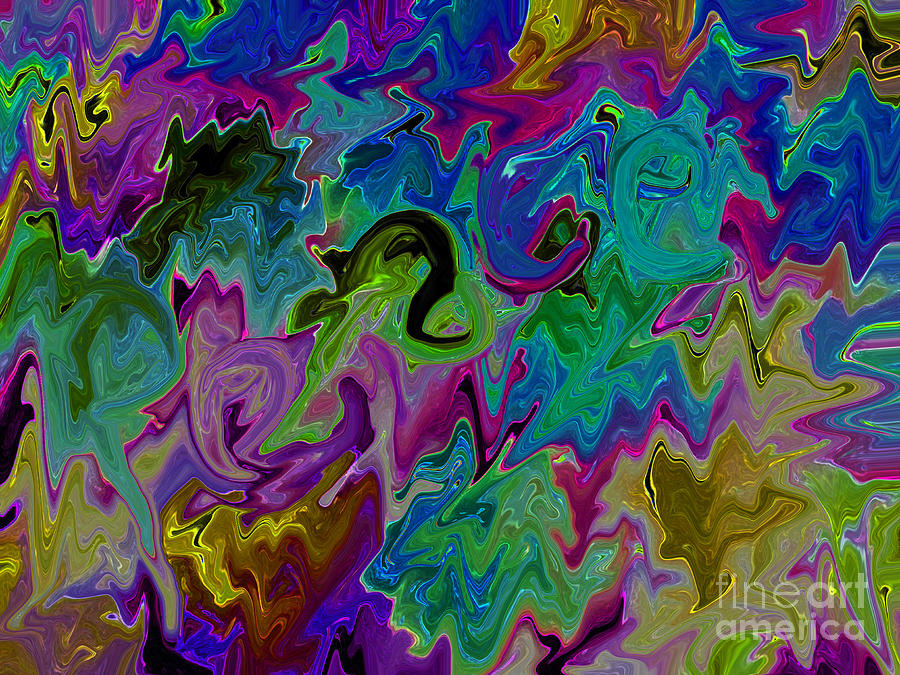 Abstract Photograph - Abstract Peace by Kelly Council