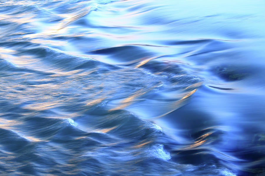 Abstract Photo Of Flowing Water Photograph by Bihaibo