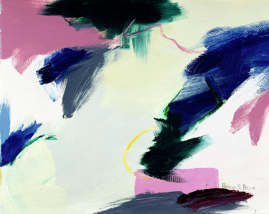 Abstract - Pink And Yellow By Brown Painting by Patricia S. Brown Abstract - Pink And Yellow By Brown Painting by Patricia S. Brown