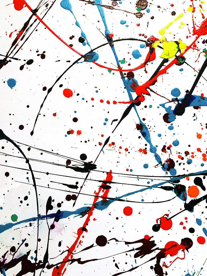 Abstract Pollock Look Photograph by Marilyn Hunt