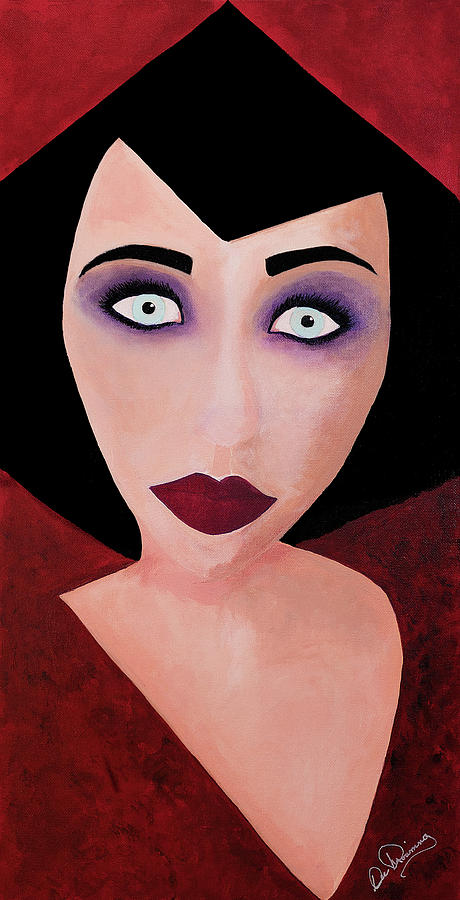 Abstract Portrait of a Young Lady by Dee Browning Abstract Portrait of a Young Lady by Dee Browning
