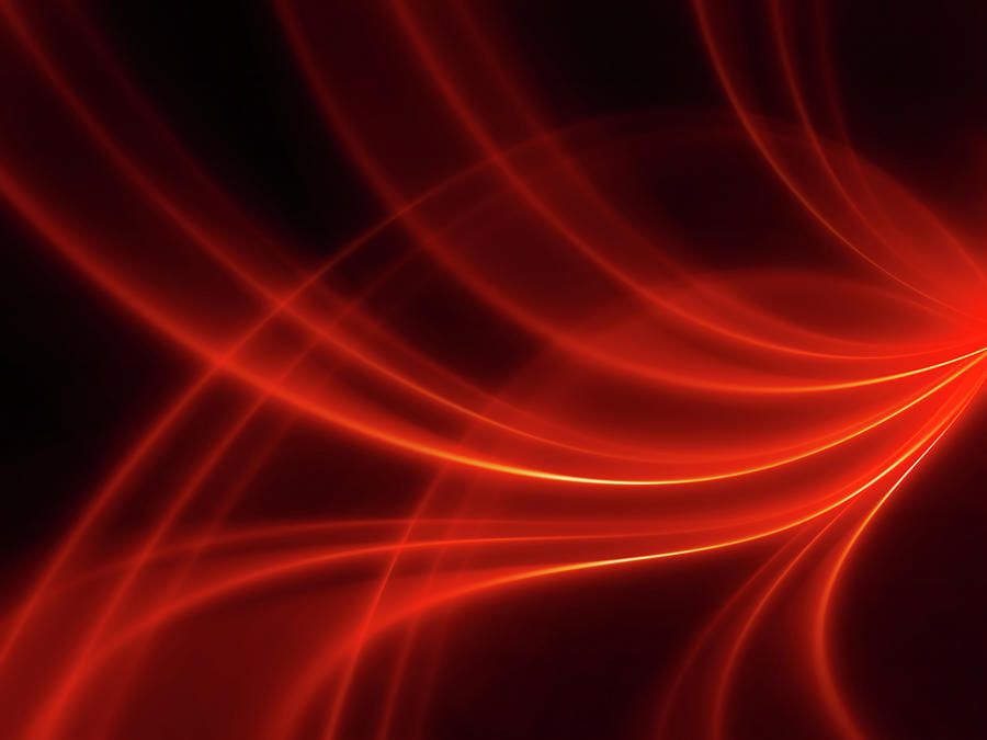 Abstract Red Dynamic Lines Backgrounds Photograph by Hh5800