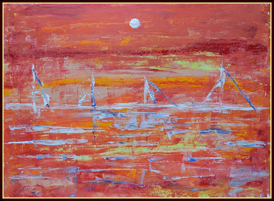 Abstract Sails Painting