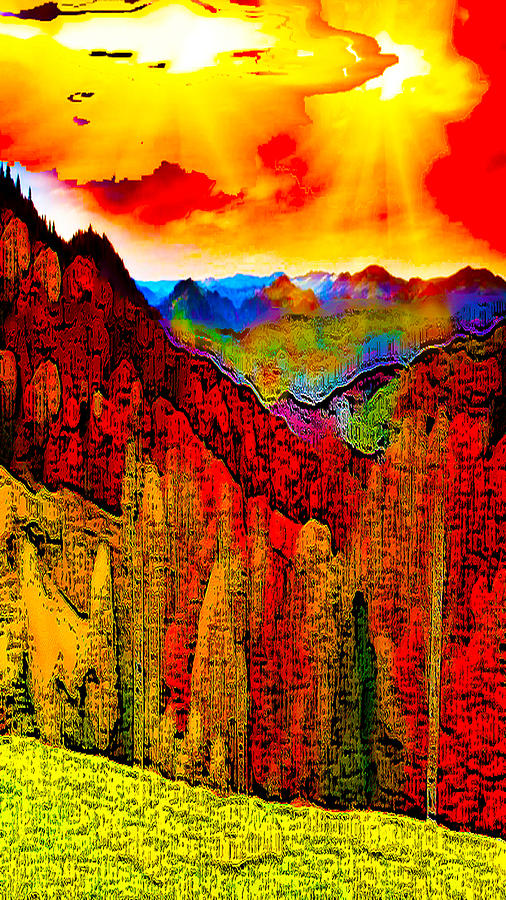 Abstract Scenic 3 Digital Art by Bruce IORIO