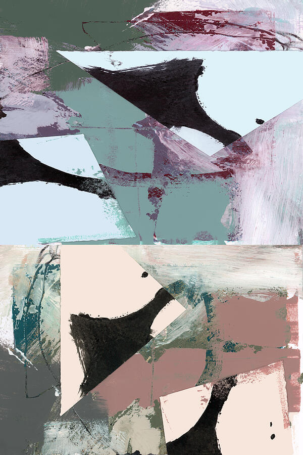 Car Mixed Media - Abstract Shapes No2 by Cartissi Car Mixed Media - Abstract Shapes No2 by Cartissi