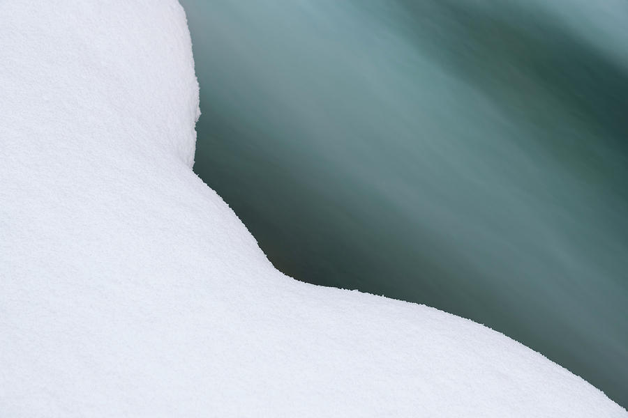 Abstract Snow River Photograph by Scott Slone