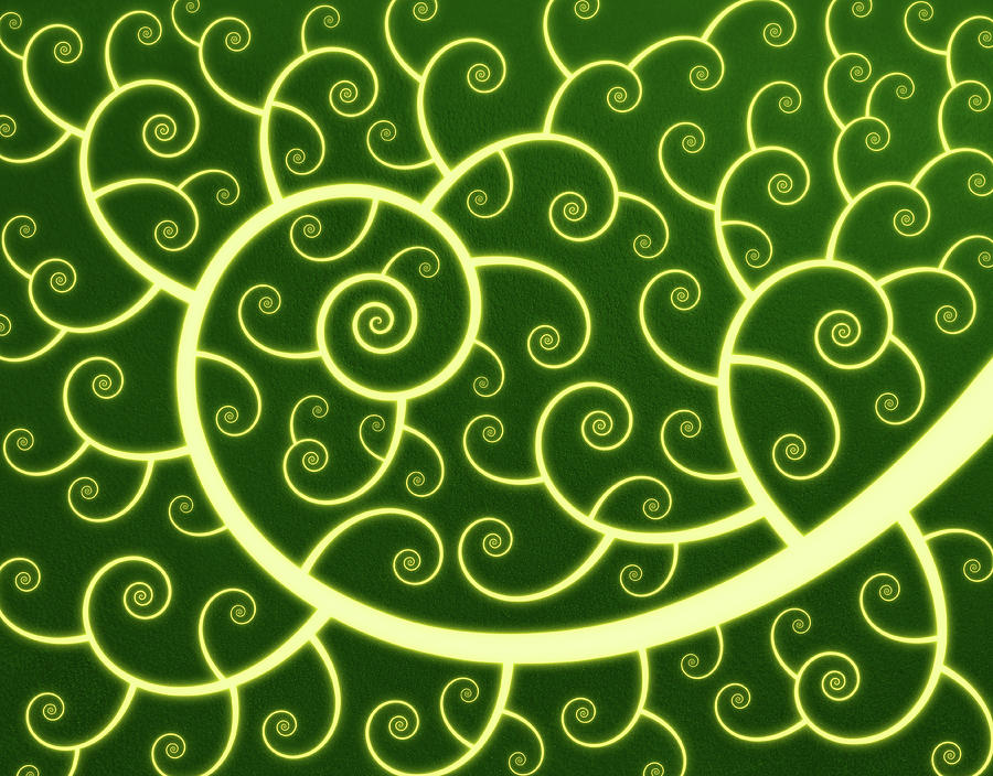 Abstract Spiral Background Digital Art by Chad Baker Abstract Spiral Background Digital Art by Chad Baker