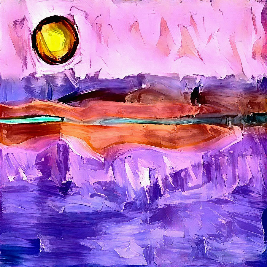 Abstract Sunset Digital Art by Bruce Rolff