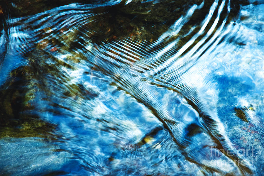 Abstract Surface On The Water Surface Photograph by Jozef Jankola ...