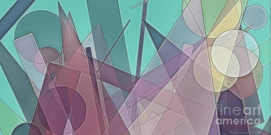 abstract figures no1 poster