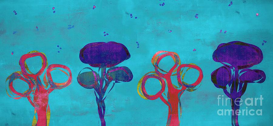 Abstract Trees - s02c15t2b Digital Art by Variance Collections