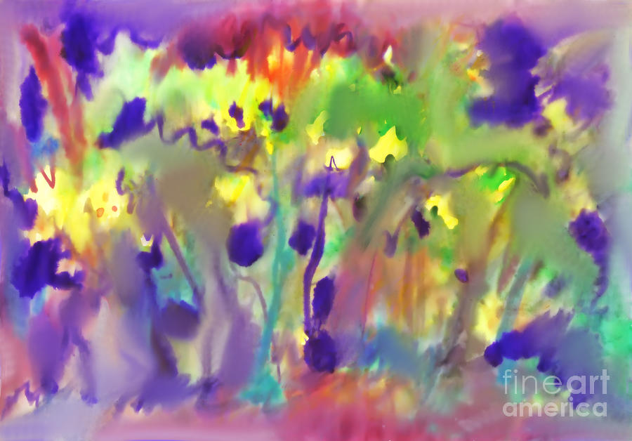 Abstract watercolor background. Spring bloom by Irina Dobrotsvet Abstract watercolor background. Spring bloom by Irina Dobrotsvet