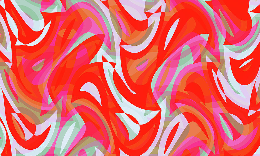 Abstract Waves Painting 001012 Digital Art