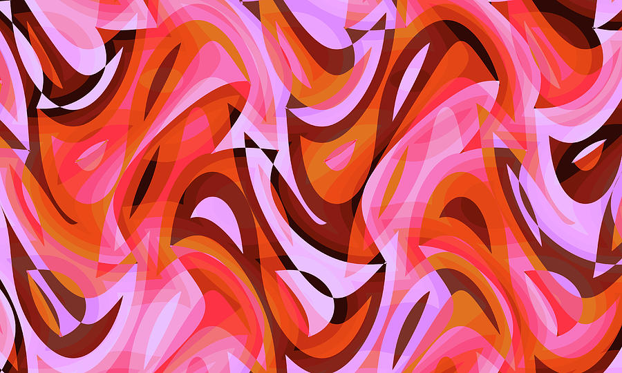 Abstract Waves Painting 001037 Digital Art