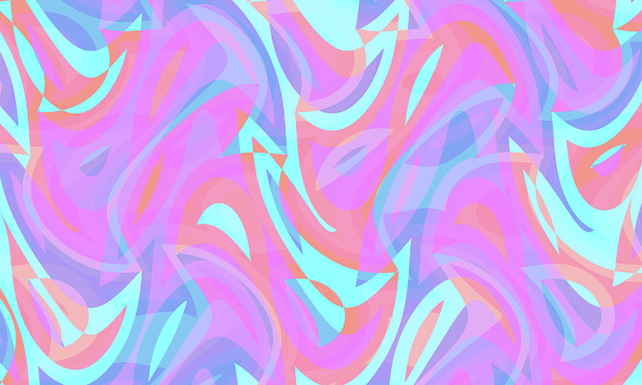 Abstract Waves Painting 001073 Digital Art