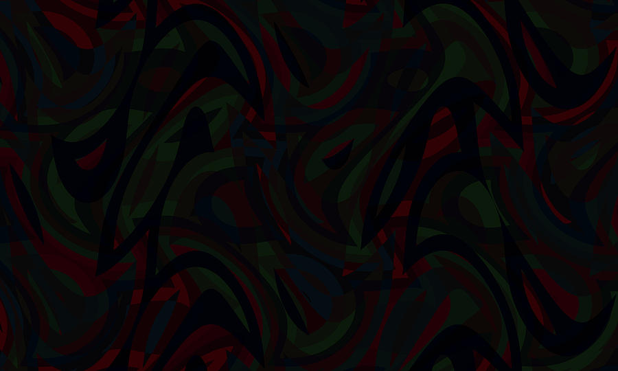 Abstract Waves Painting 001217 Digital Art