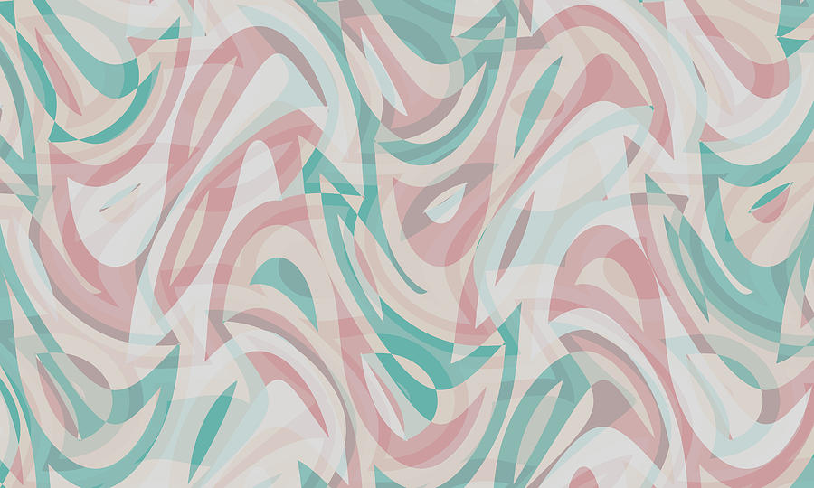 Abstract Waves Painting 0012579 Digital Art